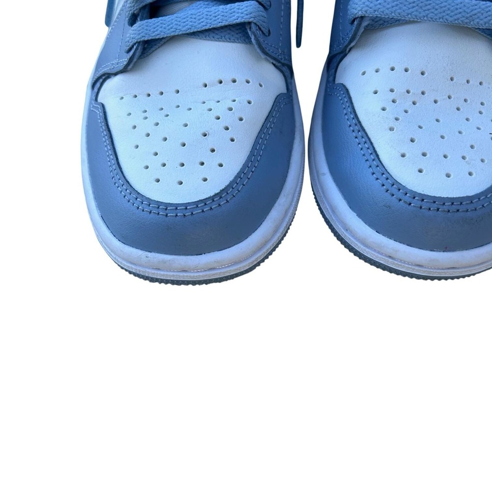 Nike Air Jordan 1 Low SE Kids DC0774 164 White Blue Red Youth Sneakers 5.5Y - Picture 3 of 7
